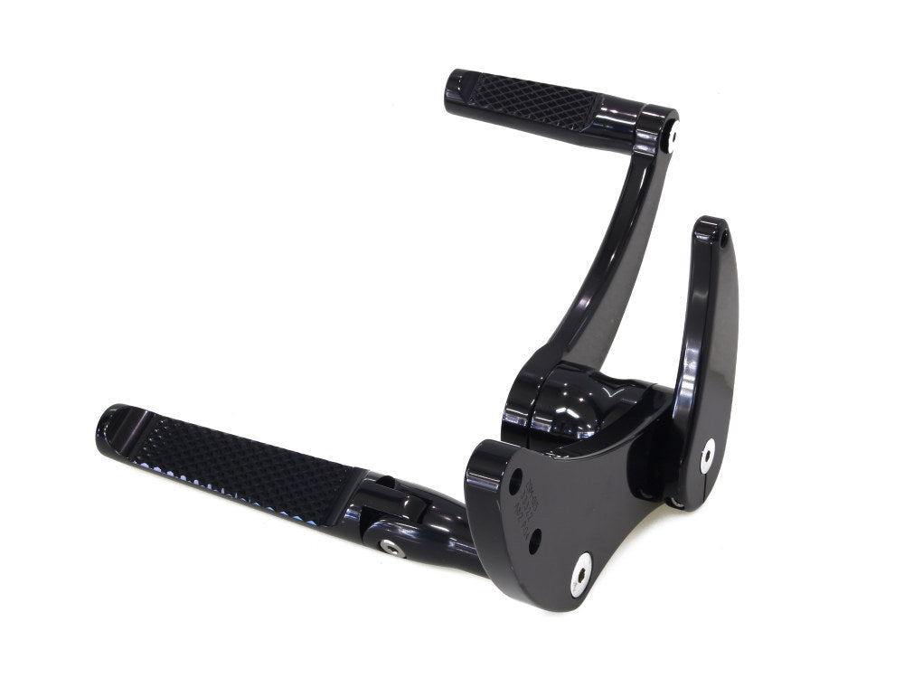 Forward Controls - Knurled - Black. Fits Softail 2018up. Length Adjustable.