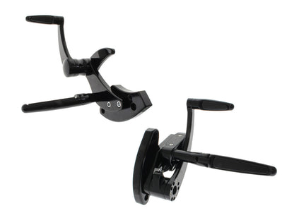 Forward Controls - Rubber Inlay - Black. Fits Softail 2018up. Length Adjustable.
