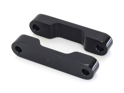 Fender Spacer Kit - Black. Fits Touring 2014-2023 with 23in. or 26in. Wheel & Custom Fender