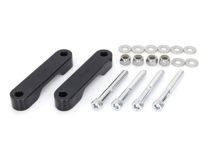 Fender Spacer Kit - Black. Fits Touring 2014-2023 with 23in. or 26in. Wheel & Custom Fender