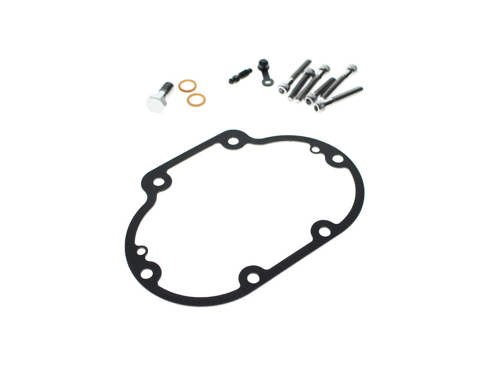 Smooth Hydraulic Clutch Cover - Black. Fits Softail 2007up, Dyna 2006-2017 & Touring 2007-2013.