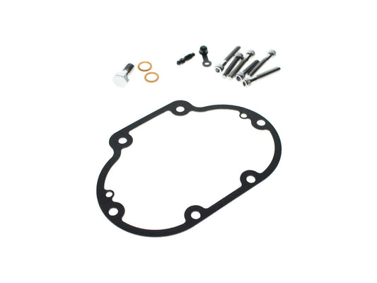 Smooth Hydraulic Clutch Cover - Black. Fits Softail 2007up, Dyna 2006-2017 & Touring 2007-2013.