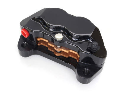 4 Piston Left Hand Rear Driveside Caliper - Black
