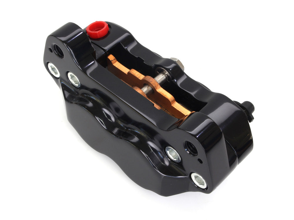 4 Piston Left Hand Rear Driveside Caliper - Black