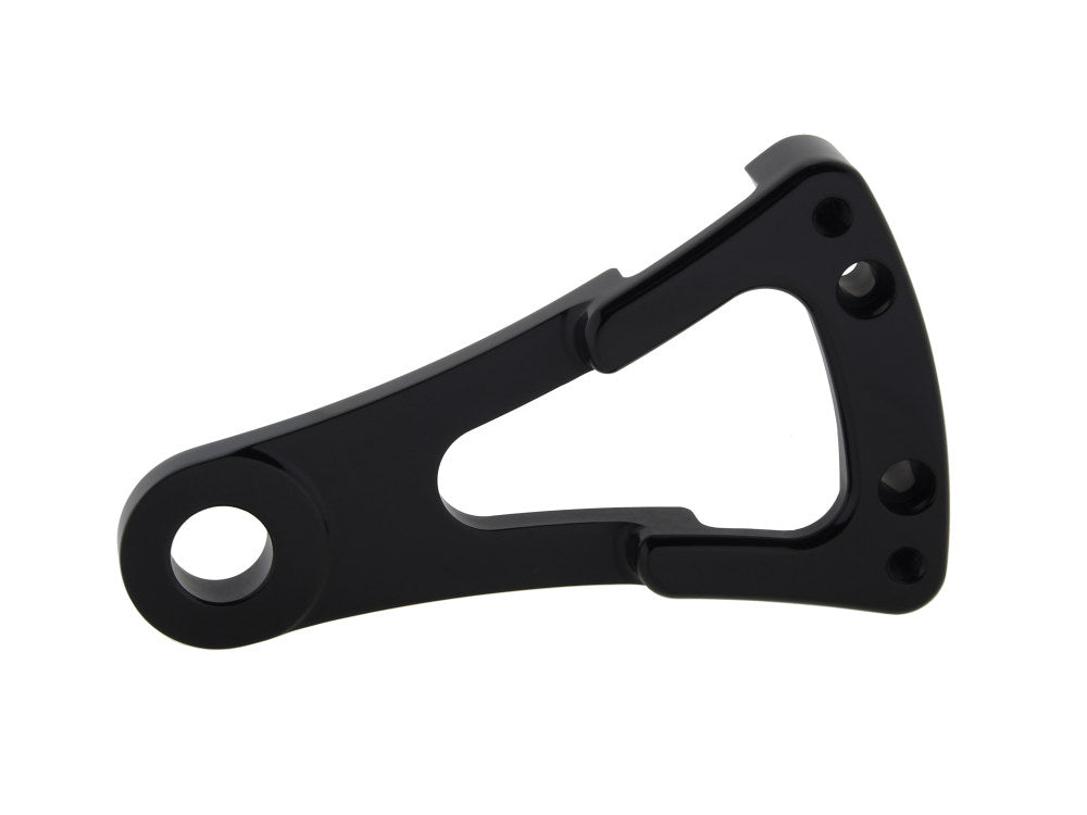 Rear Driveside 4 Piston Caliper & Mounting Bracket - Black. Fits Custom with 1in. Axle.