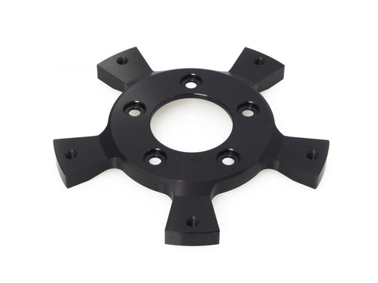 Rotor Adaptor. Adapts OEM Five Spoke Mount Rotors on to Hub Mount Rotor Wheels - Black. Fits Most Touring 2014-2023