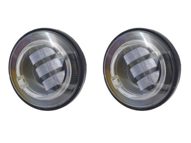 4-1/2in. LED Passing Lamp Inserts - Black.