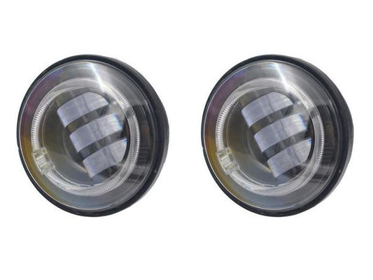 4-1/2in. LED Passing Lamp Inserts - Black.