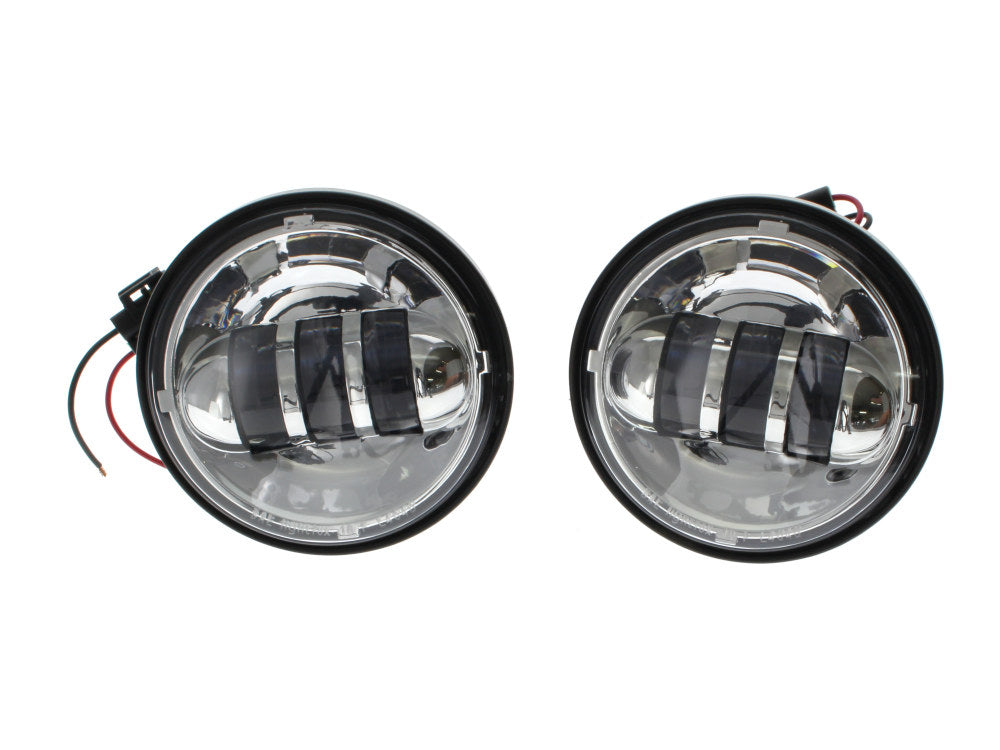 4-1/2in. LED Passing Lamp Inserts - Chrome.
