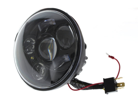5-3/4in. LED HeadLight Insert with Parker - Black. Fits Most H-D with 5-3/4in. Headlight. Will not fit M8 Softail models.