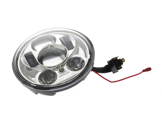 50w 5-3/4in. Headlight with Parker Light - Chrome. Fits most Yamaha.
