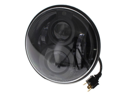 7in. LED HeadLight Insert with Parker - Black. Fits Most H-D, Indian Chief Classic & Dark Horse Models with 7in. Headlight.
