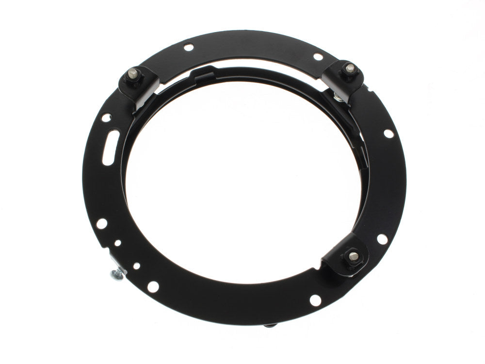 7in. Headlamp Insert Adaptor Bracket - Black. Fits All 2013 earlier Touring & all FreightTrain Nacelle.