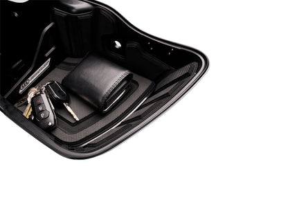 Ryt-There Saddle Bag Shelf - Charcoal. Fits Touring 2014up Left & Right Bags.