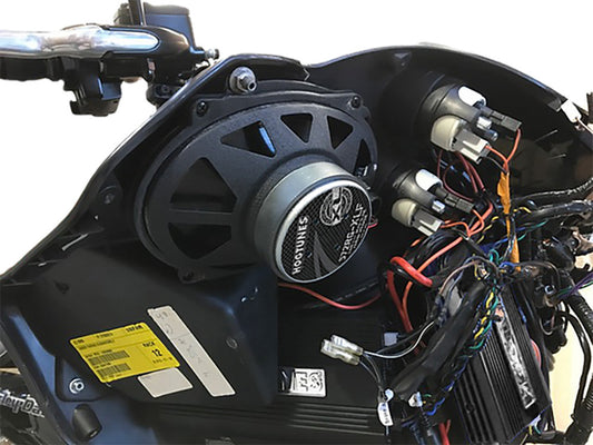 Hogtunes XL, 225 Watt Amp x 2 Speaker Kit. Fits Road Glide 1998-2013.