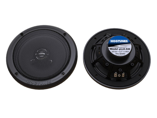 Hogtunes 6.5in. Rear Speakers. Fits Ultra Limited, Ultra Classic, Tri Glide Ultra, Limited Road Glide Ultra & Road Glide Ultra 2014-2023