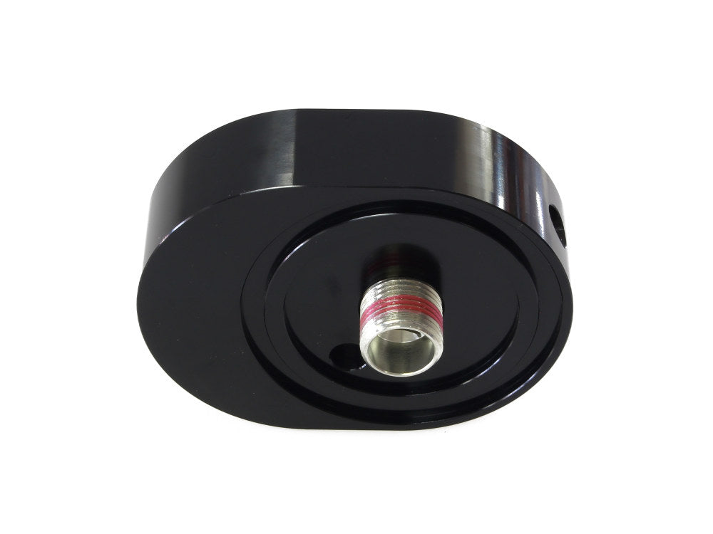 Oil Cooler Adaptor with By-pass. Fits most Twin Cam 1999-2017.