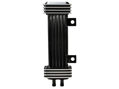 6-Row Vertical Deluxe Oil Cooler Kit. Fits Softail 2018up