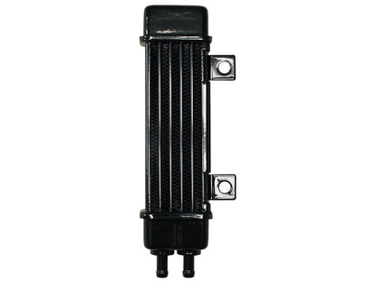 6-Row Vertical Slimline Oil Cooler Kit. Fits Softail 2018up