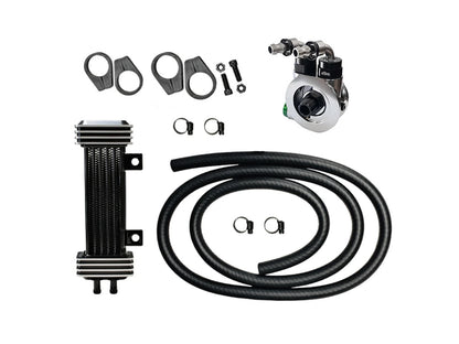 6-Row Vertical Deluxe Oil Cooler Kit. Fits Sportster 1986-2021
