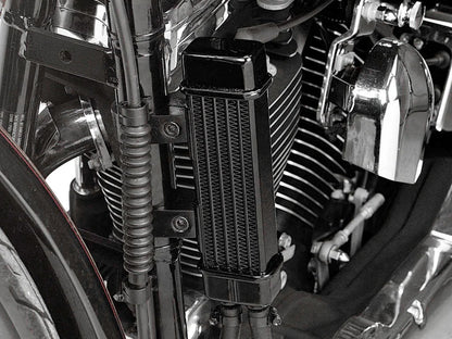 6-Row Vertical Slimline Oil Cooler Kit. Fits Sportster 1986-2021