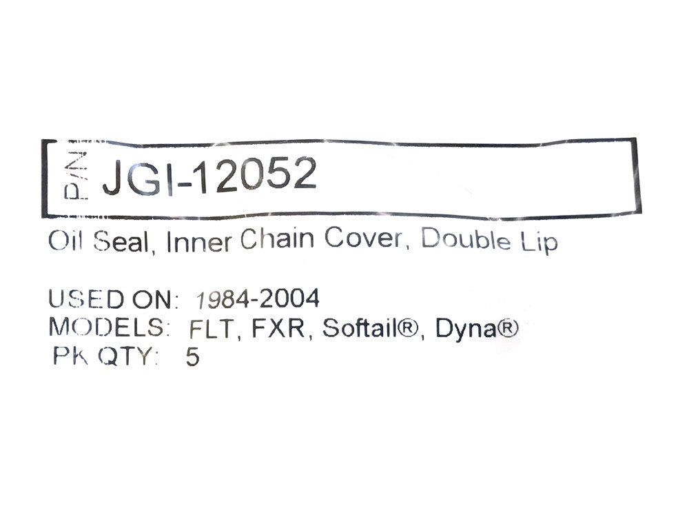 Inner Primary Seal - Pack of 5. Fits Big Twin 1984-2004.