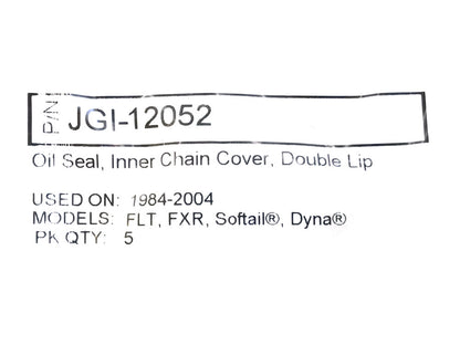 Inner Primary Seal - Pack of 5. Fits Big Twin 1984-2004.