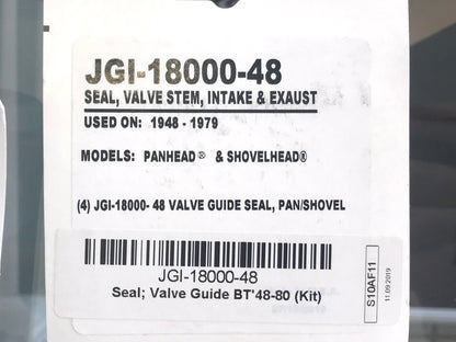 Valve Guide Seals. Fits Big Twin 1948-1979