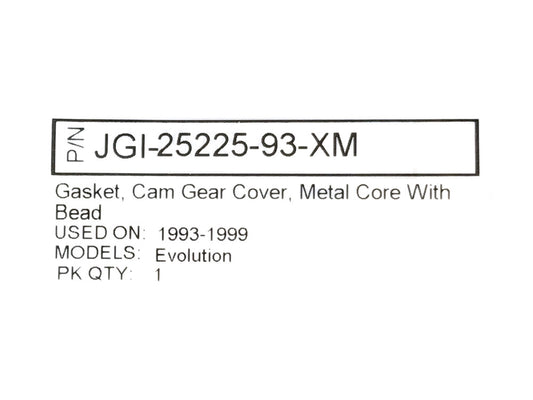 Cam Cover Gasket. Fits Evolution Big Twin 1993-1999.