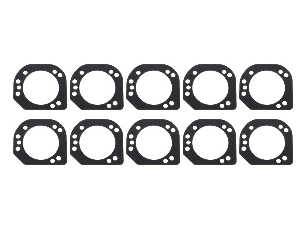 Air Filter Backplate to Throttle Body Gasket - Pack of 10. Fits Twin Cam 2006-2017.