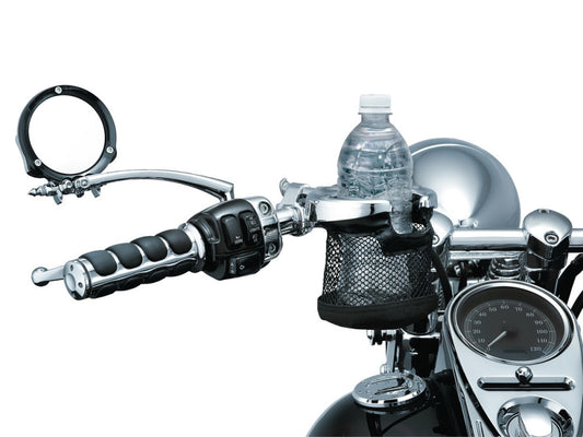 Drink Holder with Basket & 1in. Bar Clamp.