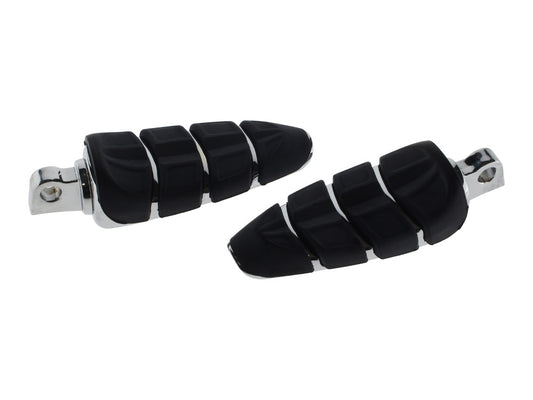 Kinetic Footpegs with Male Mounts - Chrome.