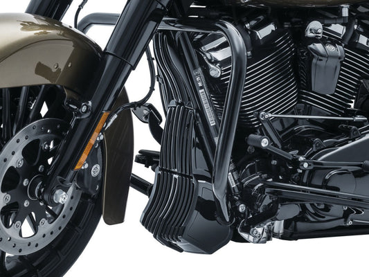 Precision Regulator Cover - Black. Fits Touring 2017up.