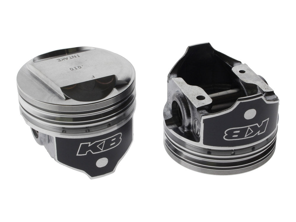 +.010in. Dome Top Pistons with 10.5:1 Compression Ratio. Fits Big Twin 1984-1999 with Evo Engine.