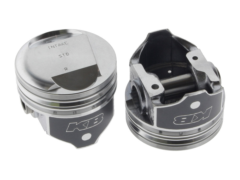 Std Dome Top Pistons with 10.5:1 Compression Ratio. Fits Big Twin 1984-1999 with Evo Engine.