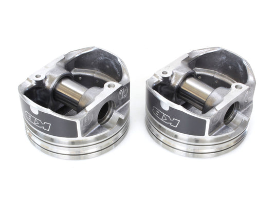 Std Flat Top Pistons with 9.3:1 Compression Ratio. Fits Twin Cam 1999-2006 with Big Bore 88ci to 95ci Conversion.