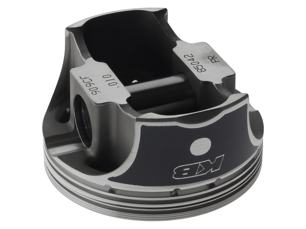+.010in. Dome Top Pistons with 10.5:1 Compression Ratio. Fits Twin Cam 2007-2017 with 103ci Engine & Big Bore 96ci to 103ci Conversion.