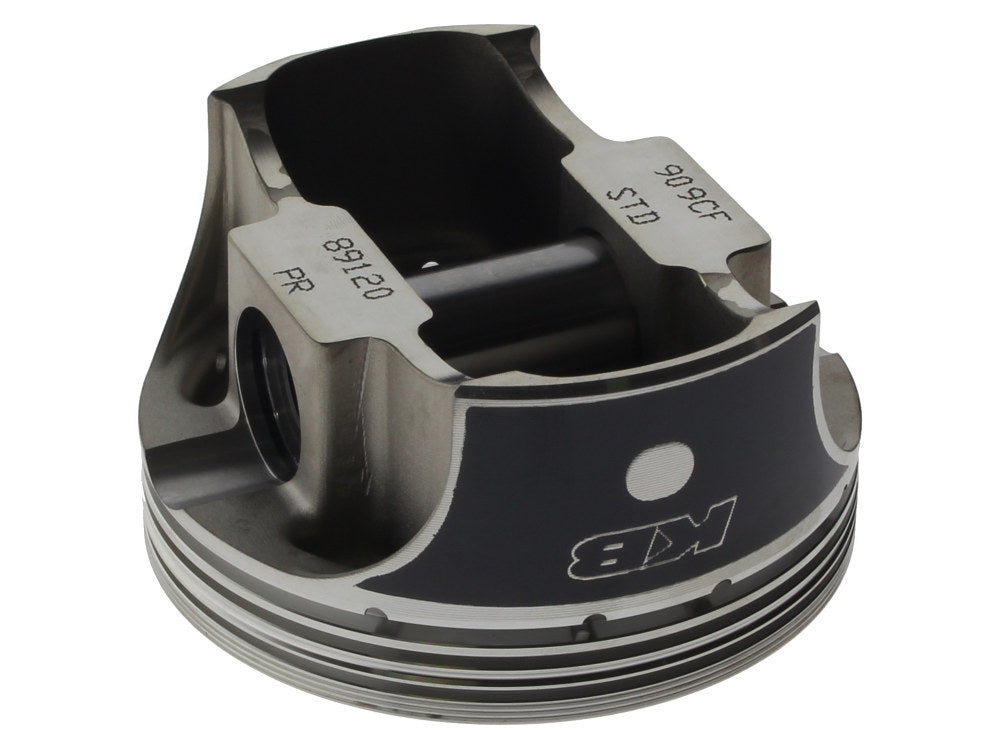 Std Dome Top Pistons with 10.5:1 Compression Ratio. Fits Twin Cam Twin Cam 2007-2017 with 103ci Engine & Big Bore 96ci to 103ci Conversion.