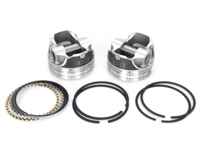 Std Dome Top Pistons with 9.5:1 Compression Ratio. Fits Big Twin 1984-1999.