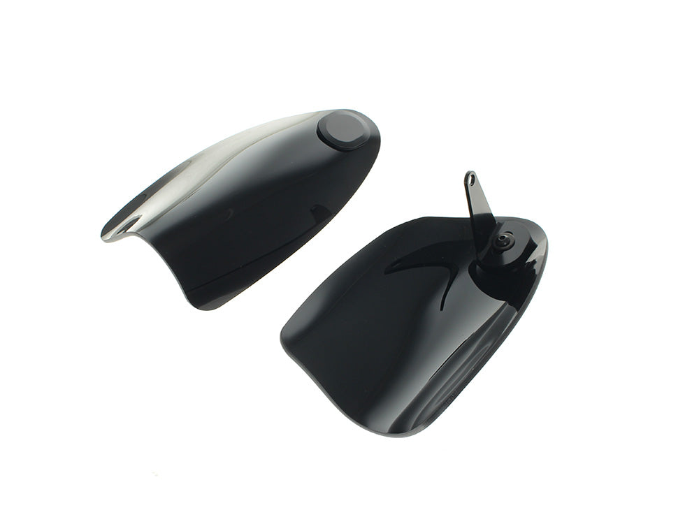 Handguards - Black. Fits Big Twin & Sportster Models 1982up with Cable Clutch