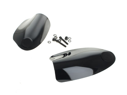 Handguards - Black. Fits Big Twin Models 2002up with Hydraulic Clutch