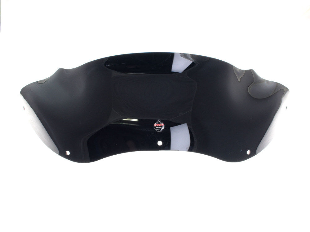 8in. Flare Windshield - Black. Fits Road Glide 1998-2013.