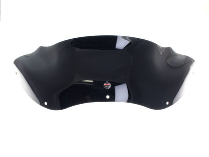 8in. Flare Windshield - Black. Fits Road Glide 1998-2013.