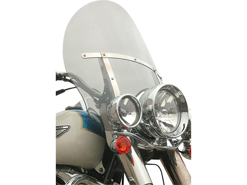 20in. Billboard Flare Windshield - Tinted. Fits FL Softail 2000-2017 and Freewheeler Trike 2017up