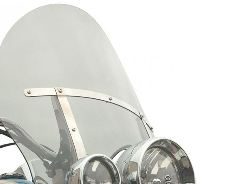 17in. Billboard Flare Windshield - Tinted. Fits FL Softail 2000-2017 and Freewheeler Trike 2017up