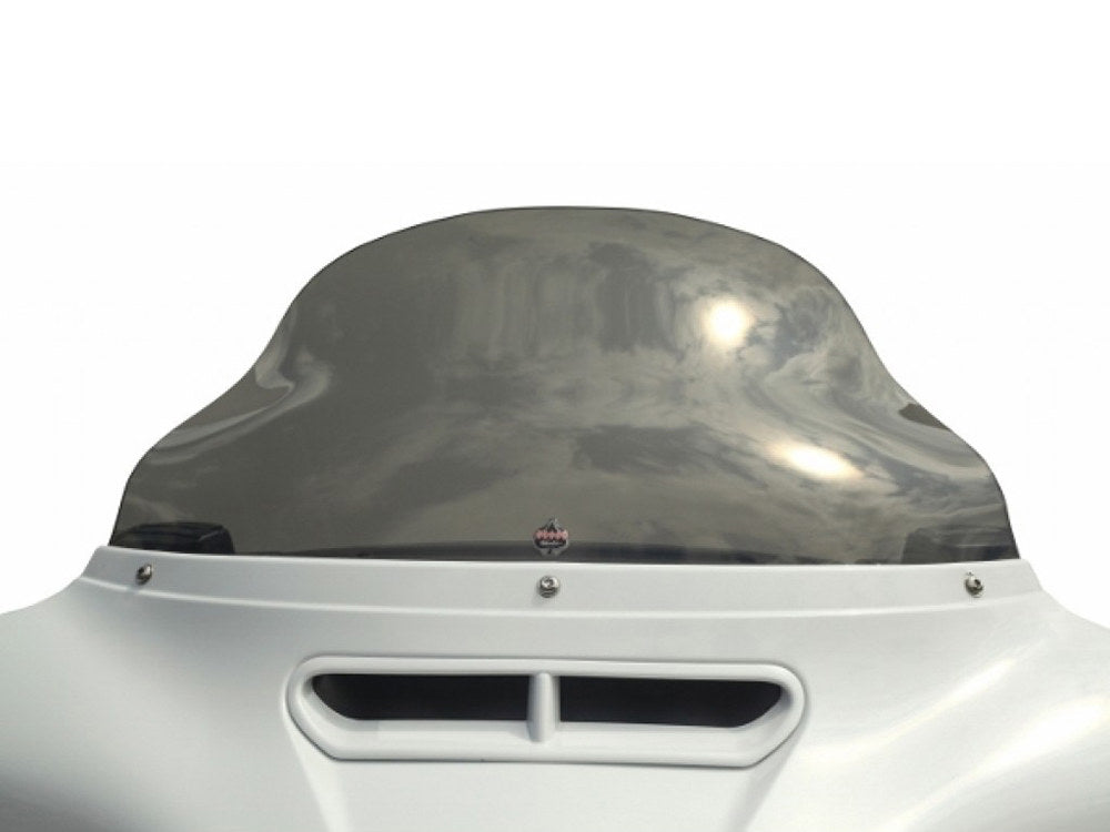 4in. Super Low Flare Windshield - Dark Smoke. Fits Electra Glide, Tri Glide & Street Glide 2014-2023