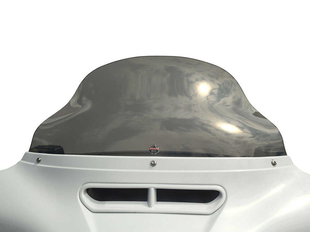 10.5in. Flare Windshield - Dark Smoke. Fits Electra Glide, Tri Glide & Street Glide 2014-2023