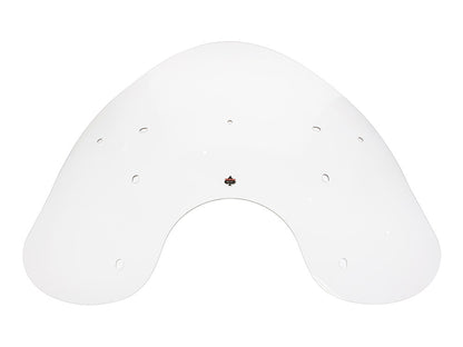 Flare Billboard Windshield - Clear. 17in. High x 26 3/8in. Wide. Fits Softail Deluxe & Heritage 2018up