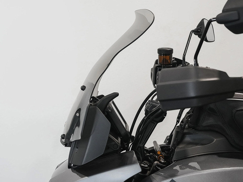 15.5in. Flare Windshield - Tinted. Fits Pan America 2021up.