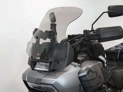 15.5in. Flare Windshield - Tinted. Fits Pan America 2021up.